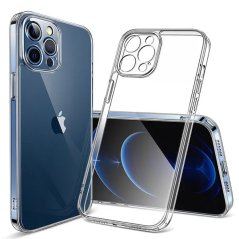 Průhledný silikonový obal iPhone 12 Pro