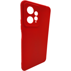 Červený silikonový obal Redmi Note 12