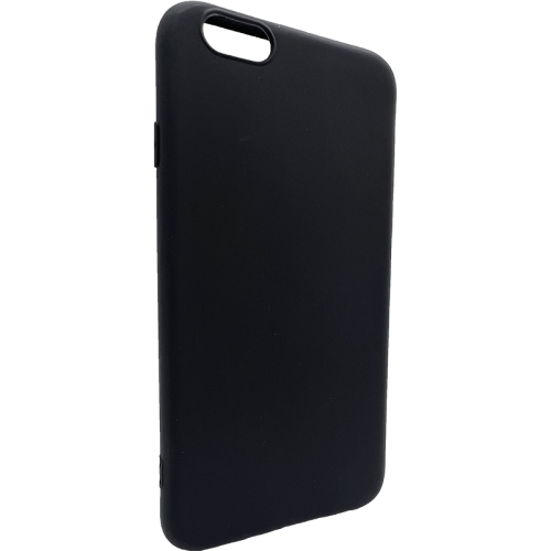 Černý silikonový obal iPhone SE 2022