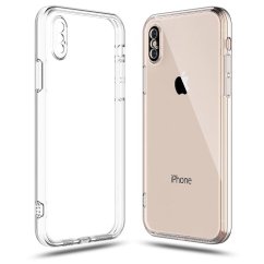 Průhledný silikonový obal iPhone XS Max