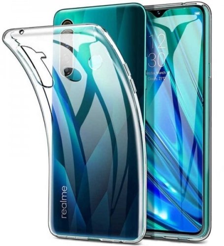 Průhledný silikonový obal Realme 6 Pro