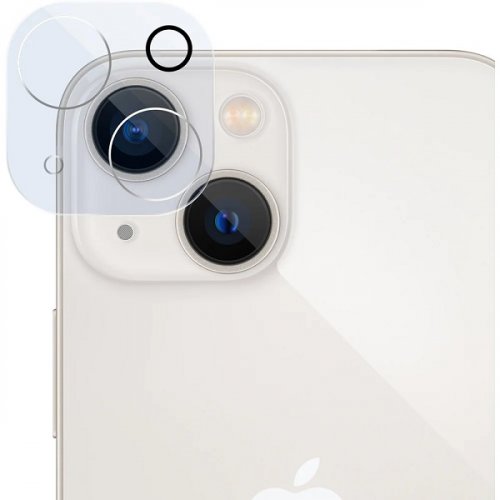 Ochranné tvrzené sklo na fotoaparát iPhone 15 Plus