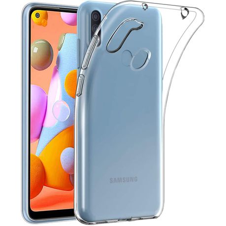 Průhledný silikonový obal Samsung A11