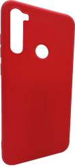 Rote Silikon hülle Xiaomi Redmi Note 8