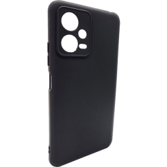 Schwarze Silikon hülle Redmi Note 12 Pro 5G