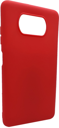 Červený silikonový obal Xiaomi Poco X3/X3 Pro