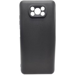 Černý silikonový obal Xiaomi Poco X3/X3 Pro