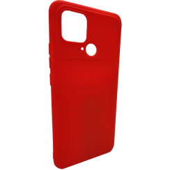 Rote Silikon hülle Xiaomi Poco C40