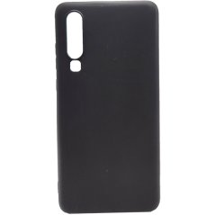 Černý silikonový obal Huawei P30