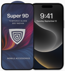 Tvrzené sklo Super 9D iPhone 16 Pro