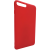 Červený silikonový obal iPhone 7 PLUS