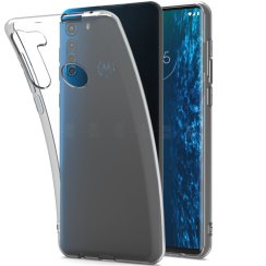 Průhledný silikonový obal Motorola One Fusion