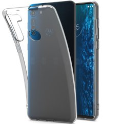 Průhledný silikonový obal Motorola One Fusion