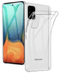 Transparente Silikon hülle Samsung A51