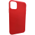 Červený silikonový obal iPhone 11 PRO MAX