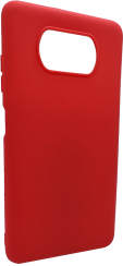 Rote Silikon hülle Xiaomi Poco X3/X3 Pro