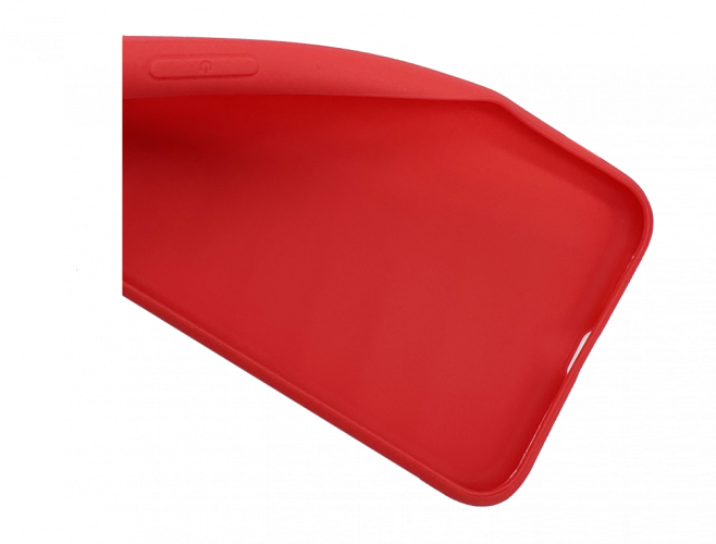 Červený silikonový obal iPhone 6