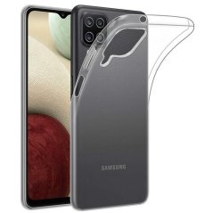 Průhledný silikonový obal Samsung A12