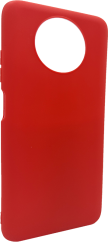 Rote Silikon hülle Xiaomi Redmi Note 9 5G