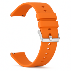 Oranžový silikonový řemínek 20MM