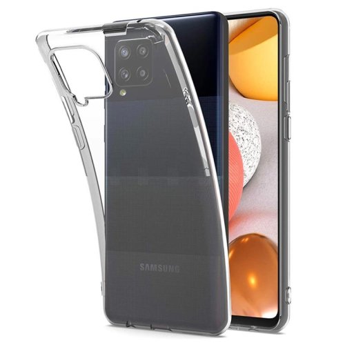 Průhledný silikonový obal Samsung A42 5G