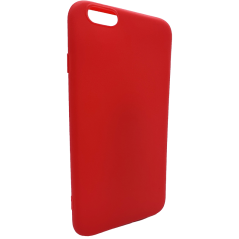 Červený silikonový obal iPhone 6 PLUS