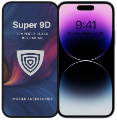 Tvrzené sklo Super 9D iPhone 14 Pro