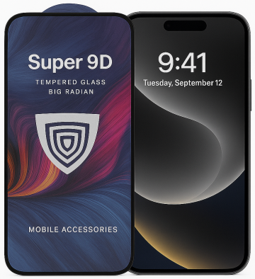 Edzett üveg Super 9D iPhone 16 Pro