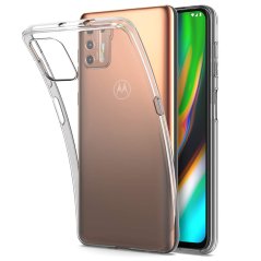 Průhledný silikonový obal Motorola Moto G9 Play