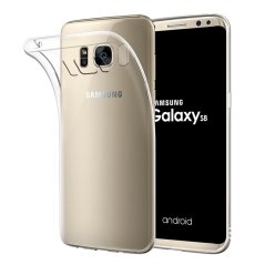 Průhledný silikonový obal Samsung S8