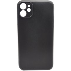Černý silikonový obal iPhone 11