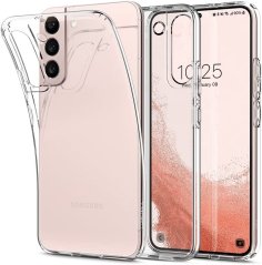 Průhledný silikonový obal Samsung S22 Plus