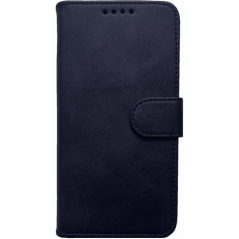Tmavě modré kožené pouzdro Samsung A72