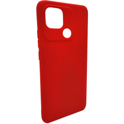 Rote Silikon hülle Xiaomi Redmi 10C