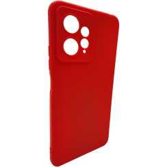 Červený silikonový obal Redmi Note 12