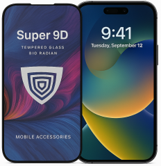 Tvrzené sklo Super 9D iPhone 15 Pro