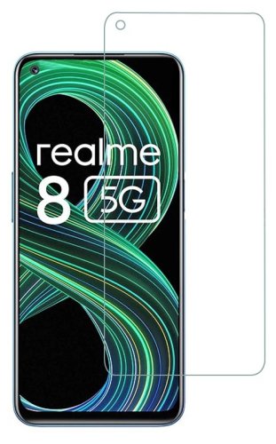 Displayschutz aus gehärtetem Glas Realme 8 5G