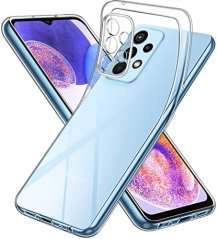 Průhledný silikonový obal Samsung A23 5G