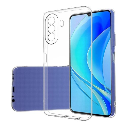 Průhledný silikonový obal Huawei Nova Y70