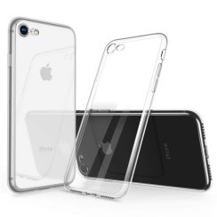 Průhledný silikonový obal iPhone SE 2020