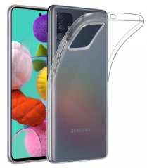 Průhledný silikonový obal Samsung M51