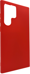 Rote Silikon hülle Samsung S22 ULTRA