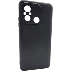 Černý silikonový obal Redmi 12C