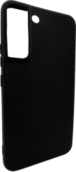 Černý silikonový obal Samsung S22 PLUS