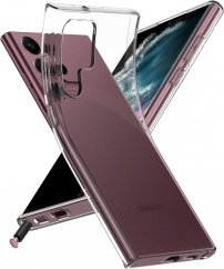Průhledný silikonový obal Samsung S22 Ultra