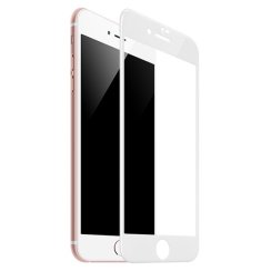 Displayschutz aus gehärtetem Glas iPhone 6S Weiß