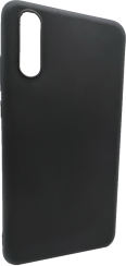 Černý silikonový obal Huawei P20