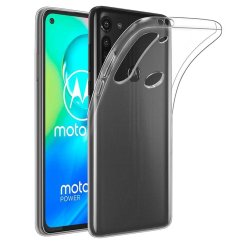Transparente Silikon hülle Motorola Moto G8 Power