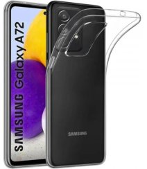 Průhledný silikonový obal Samsung A72